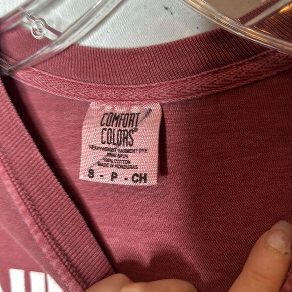 Comfort Colors Taylor Swift Red Graphic Long Sleeve Tee. Size Small. - Picture 3 of 5